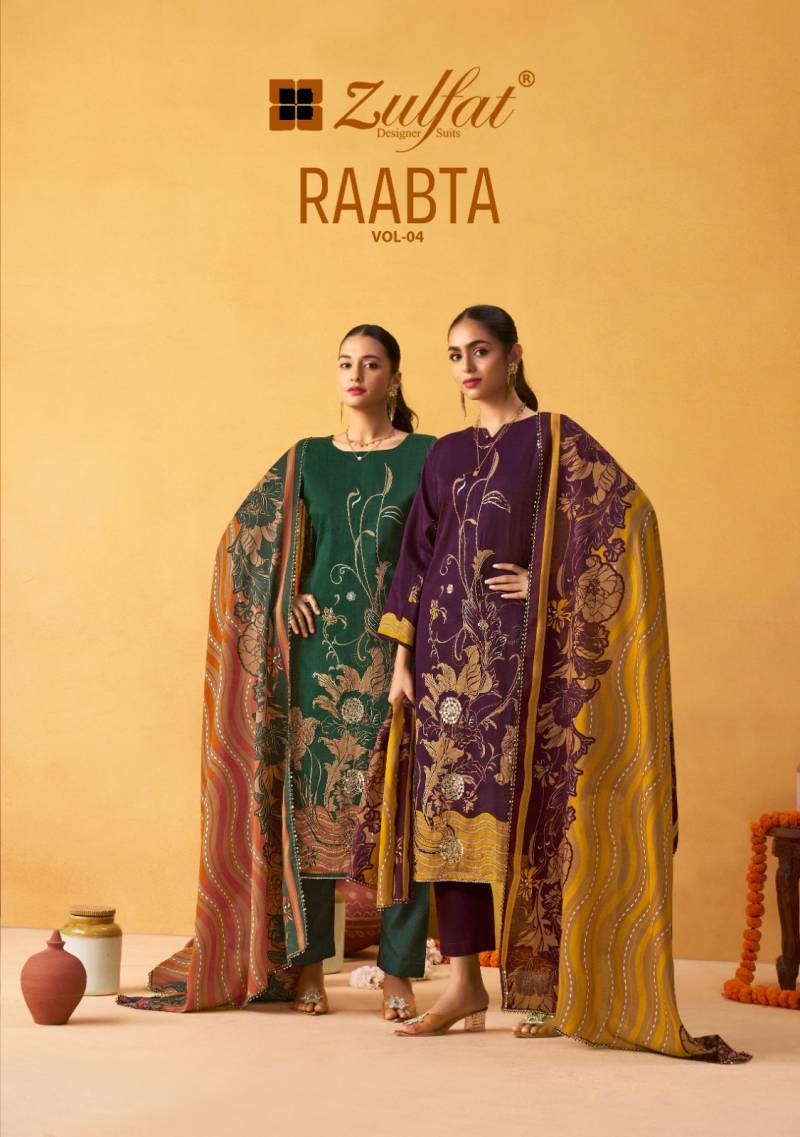 Zulfat Raabta Vol 4 Cotton Dress Material Collection
