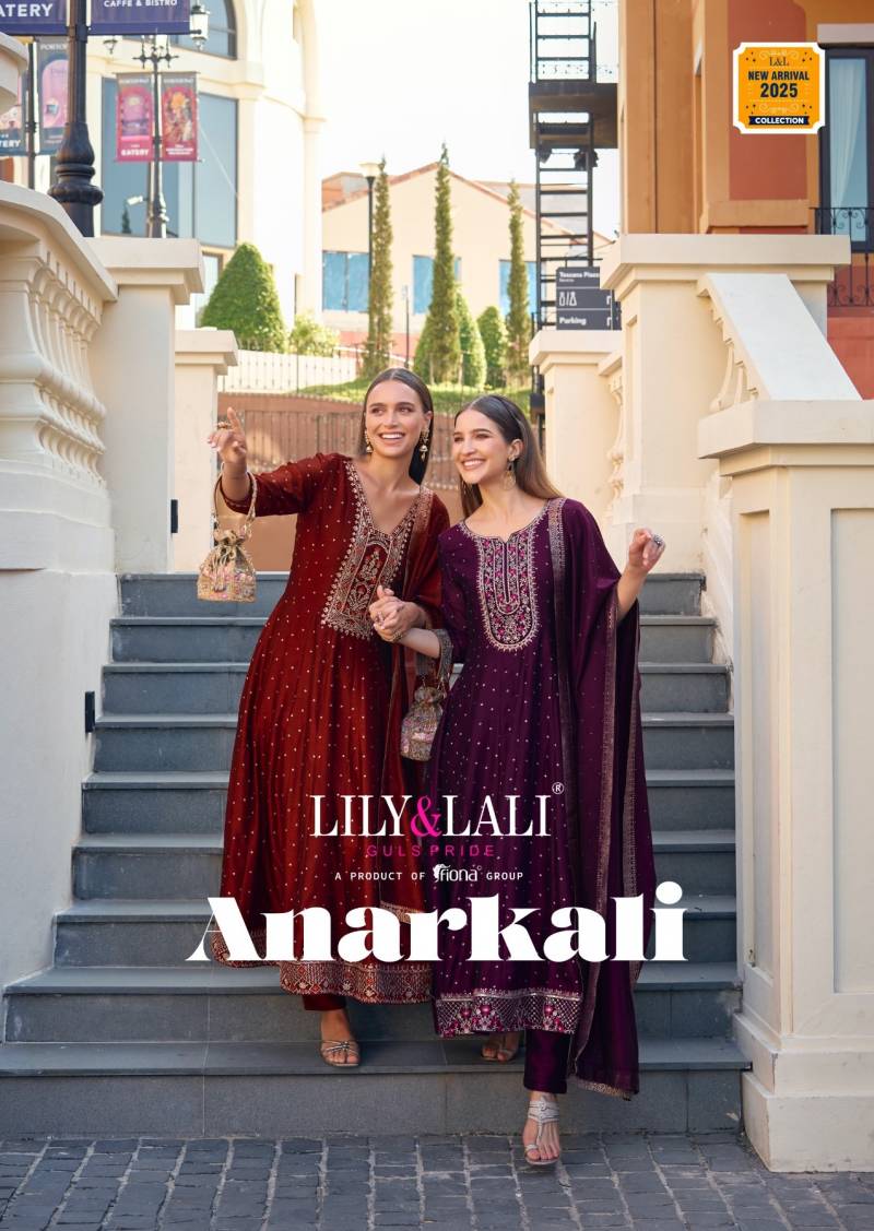 Lily And Lali Designer Anarkali Kurti Bottom With Dupatta Collection