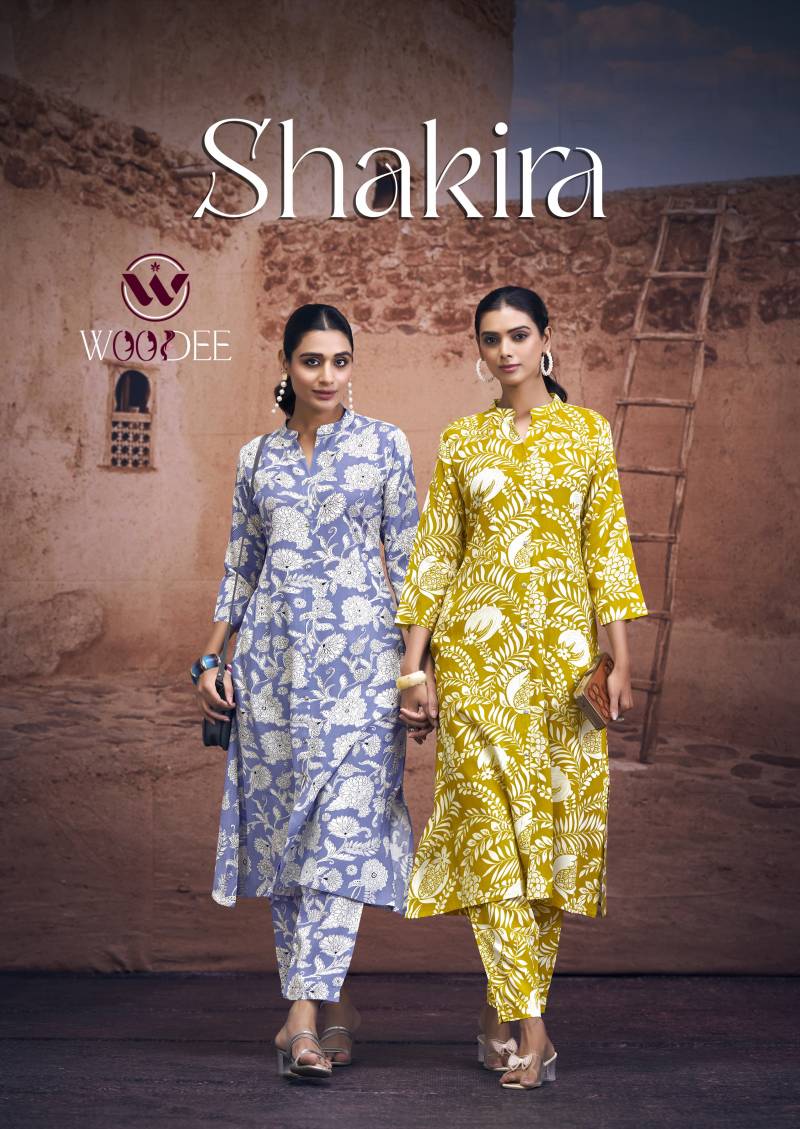 Woodee Shakira Stylish Printed Co Ord Set Collection