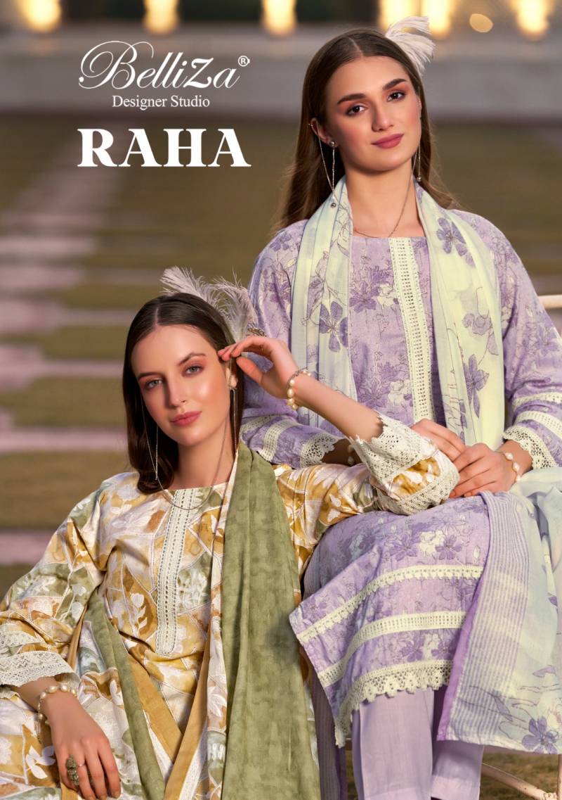 Belliza Raha Cotton Printed Designer Dress Material Collection