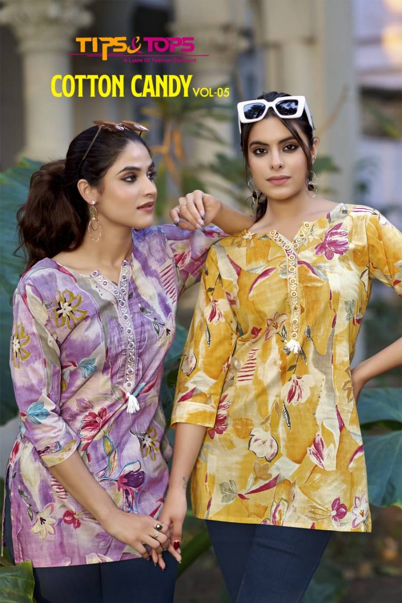 Tips And Tops Cotton Candy Vol 5 Printed Short Tops Collection