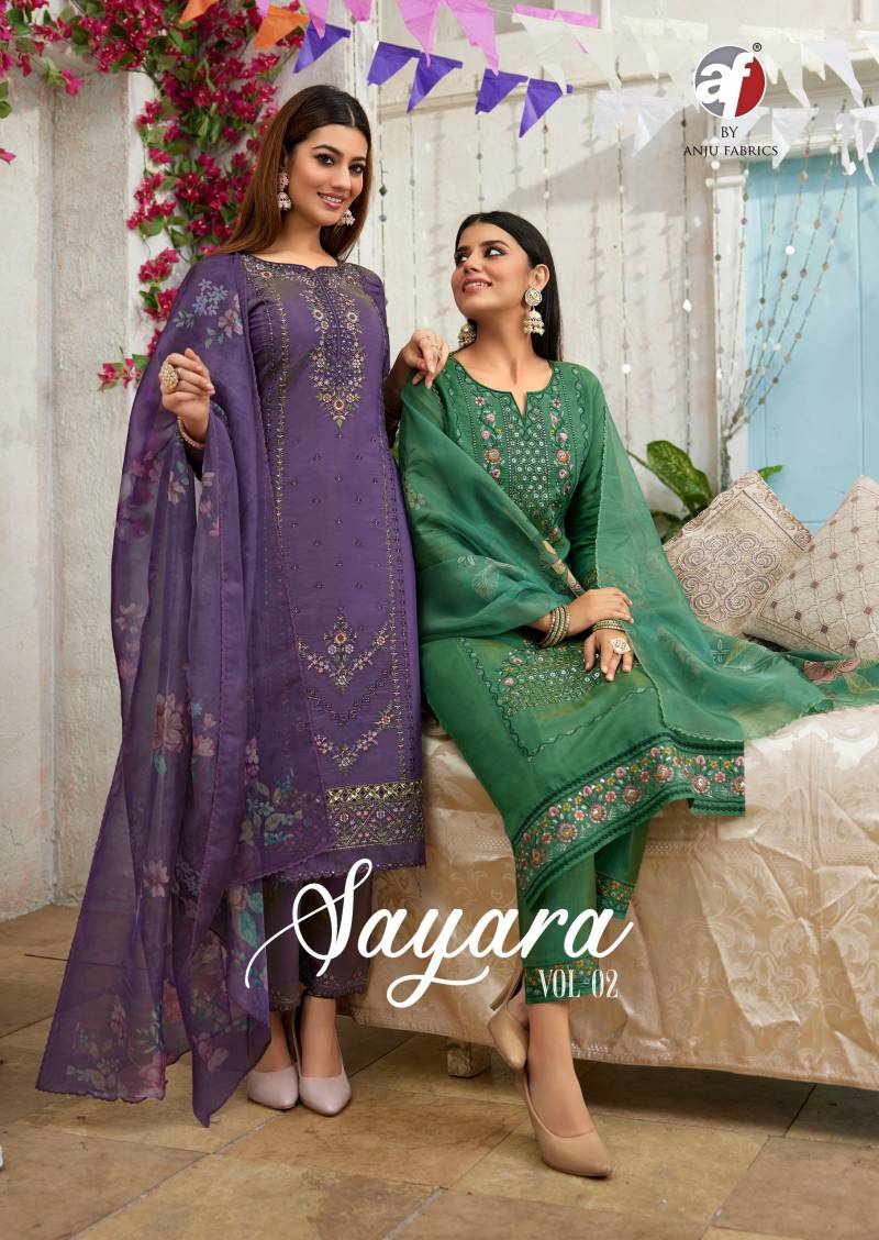 Af Sayara Vol 2 Designer Kurti Bottom With Dupatta Collection