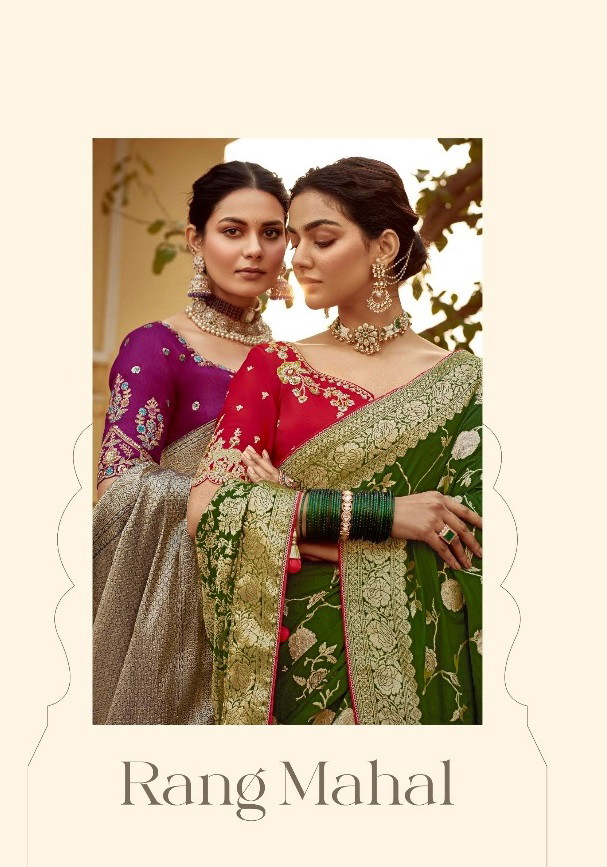Kimora Sunehri Rang Mahal Designer Sarees Collection