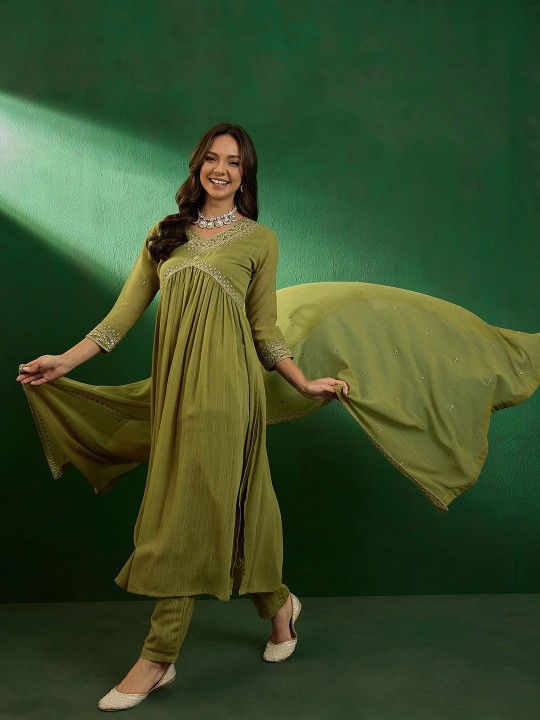 Siyana 1 Georgette Kurti Bottom With Dupatta