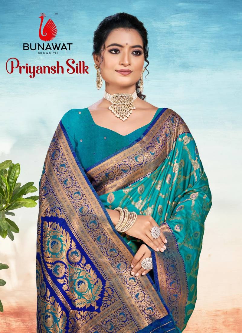 Bunawat Priyansh Wedding Wear Silk Saree Collection