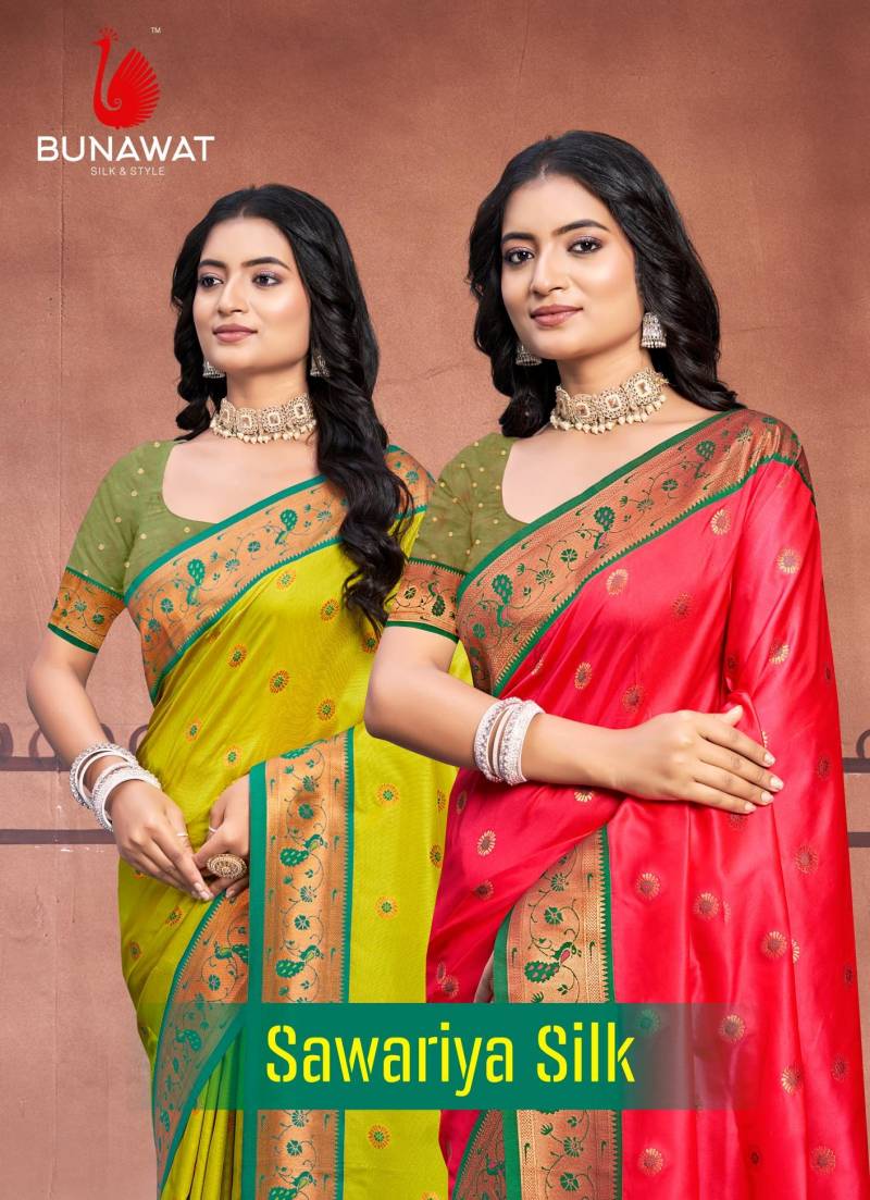 Bunawat Sawariya Latest Designer Silk Saree Collection