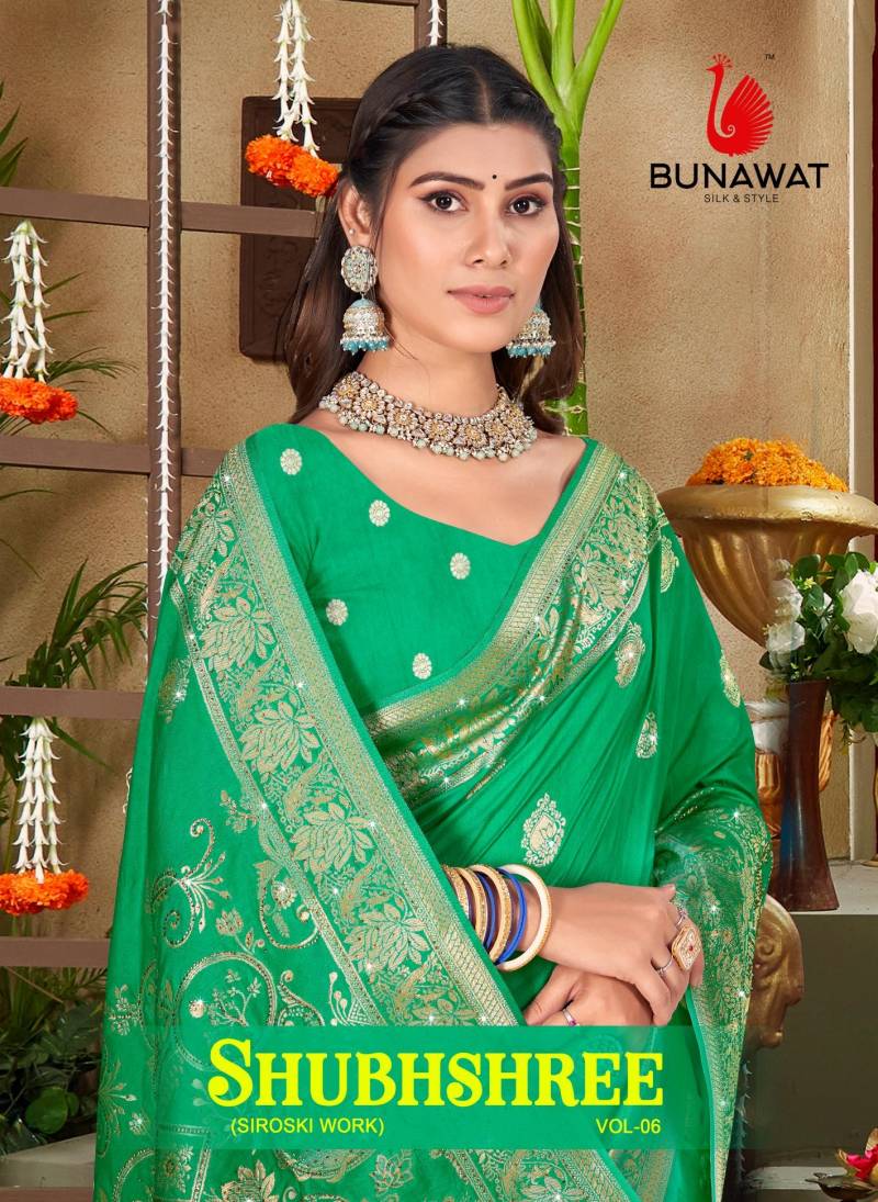 Bunawat Shubhshree Vol 6 Designer Silk Saree Collection