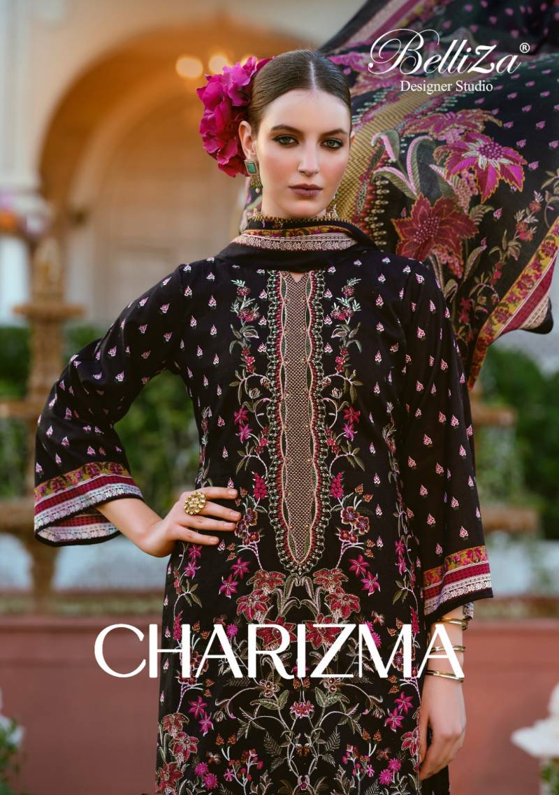 Belliza Charizma Cotton Printed Dress Material Wholesale