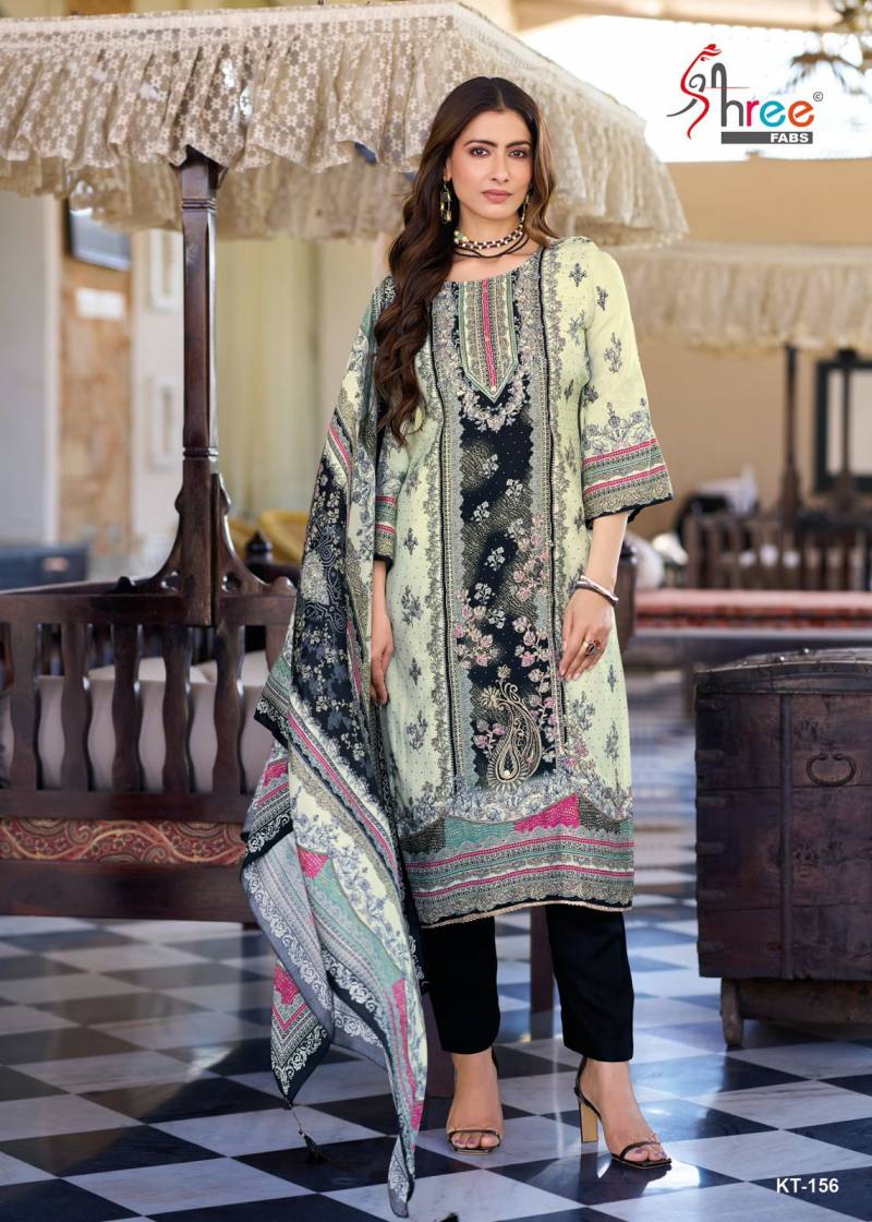 Shree Kt 156 Viscose Pakistani Salwar Suit Collection