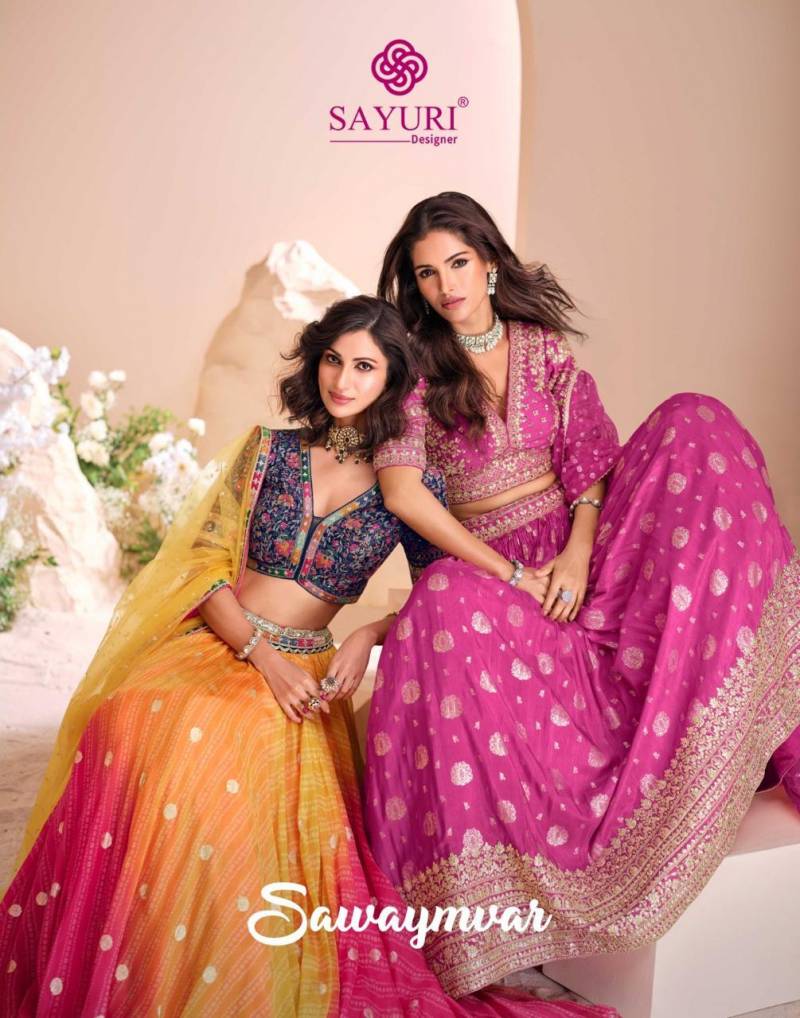 Sayuri Sawaymvar Viscose Designer Lehenga Choli Collection