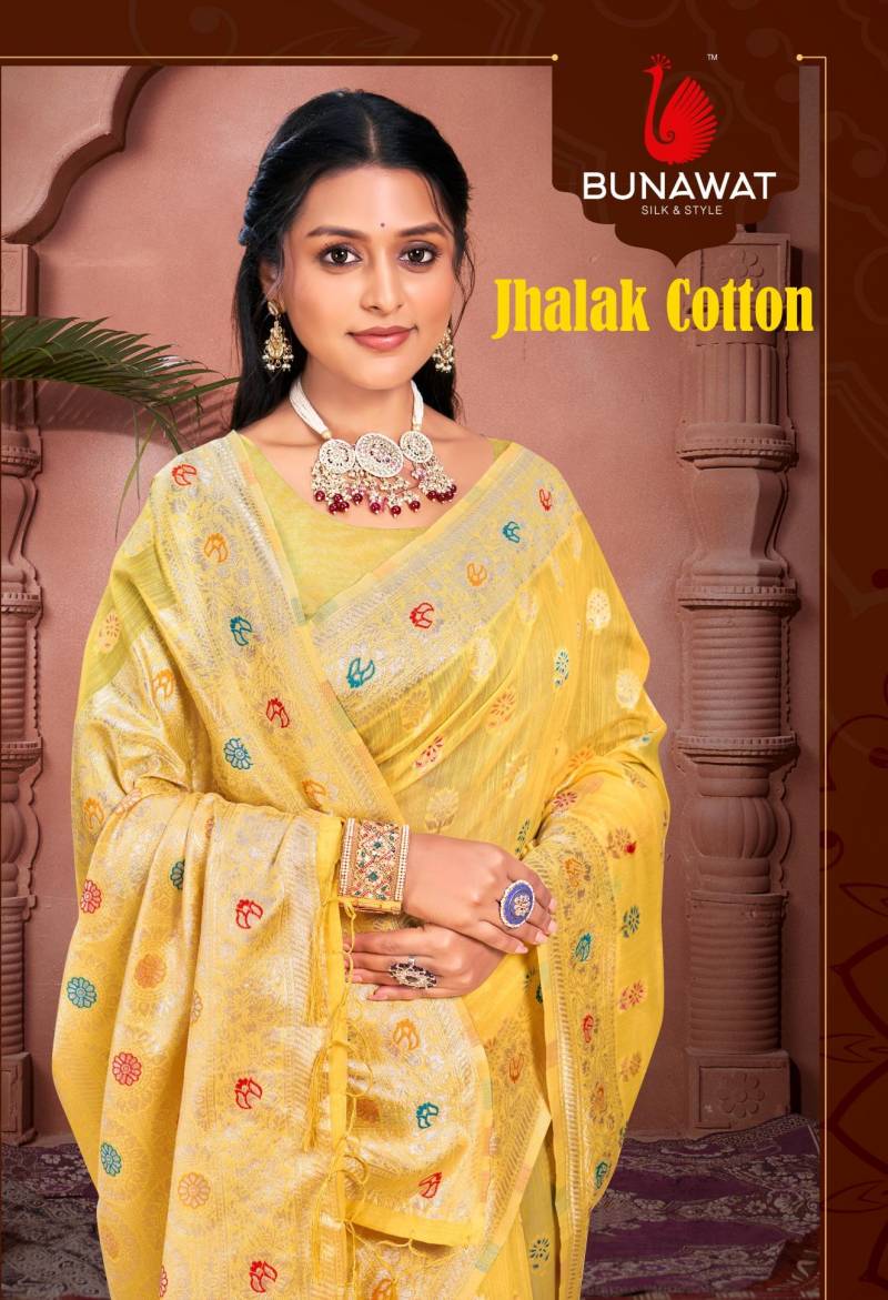 Bunawat Jhalak Cotton Traditional Saree Collection
