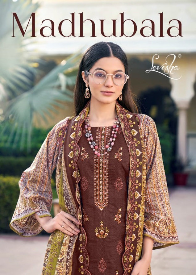 Levisha Madhubala Lawn Cotton Dress Material Collection