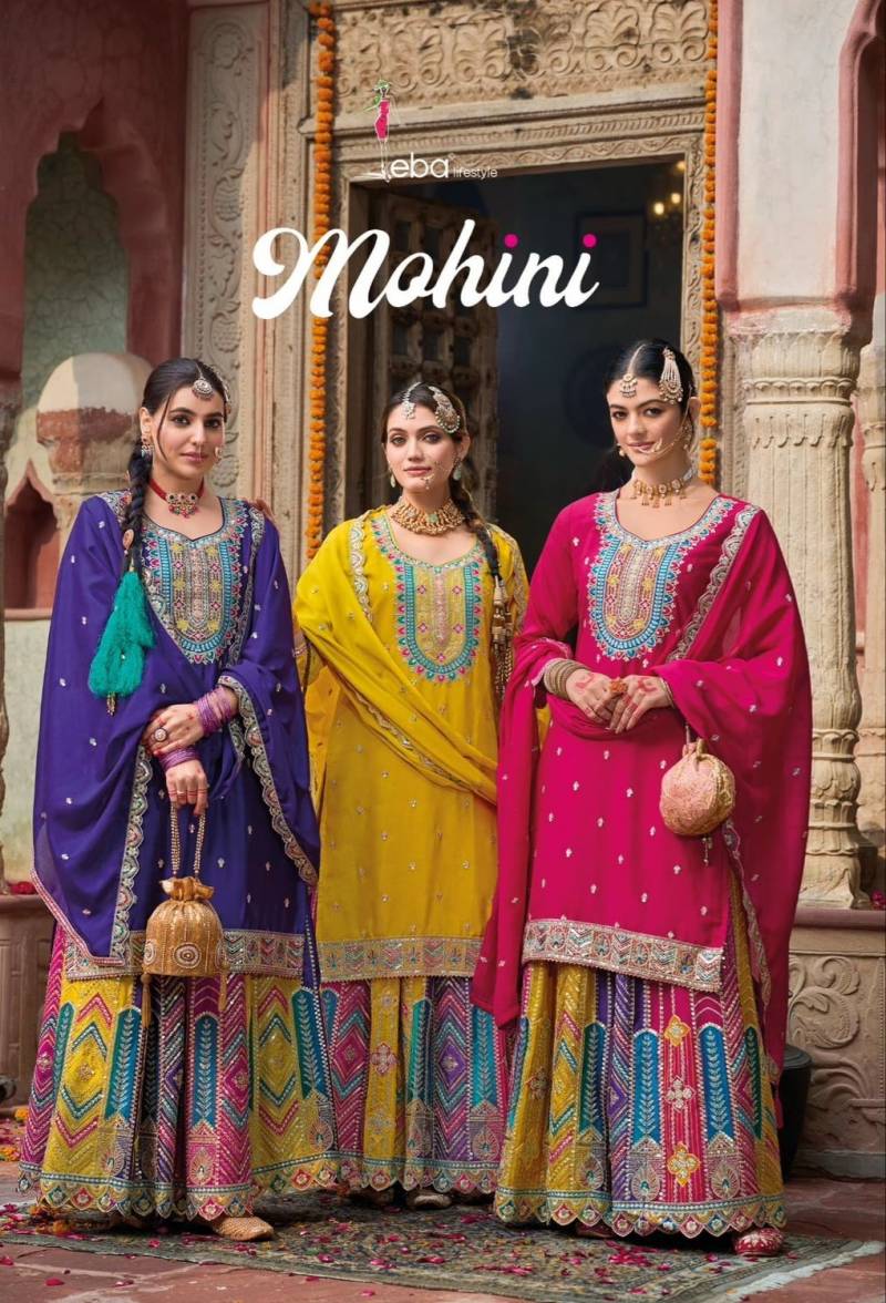 Eba Mohini Chinon Designer Ready Made Suits Collection
