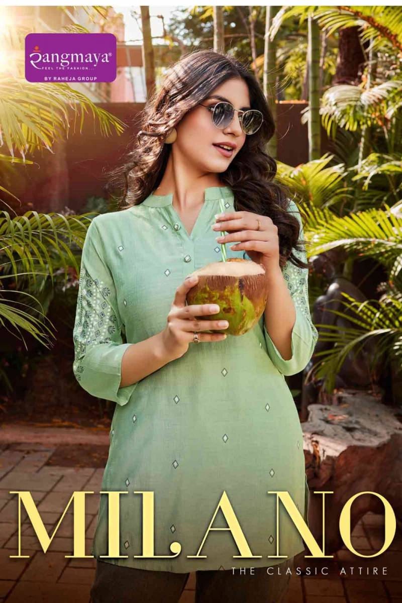 Rangmaya Milano Tunic Designer Western Top Collection
