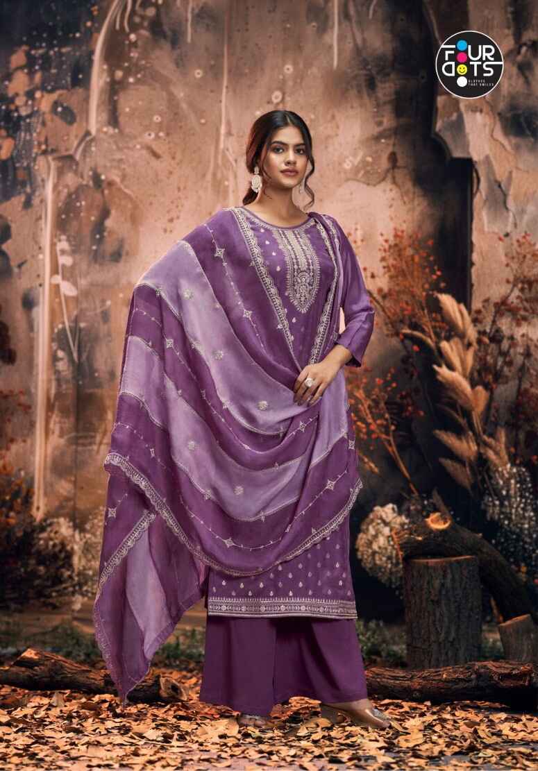 Four Dots Maharani Viscose Dress Material Collection