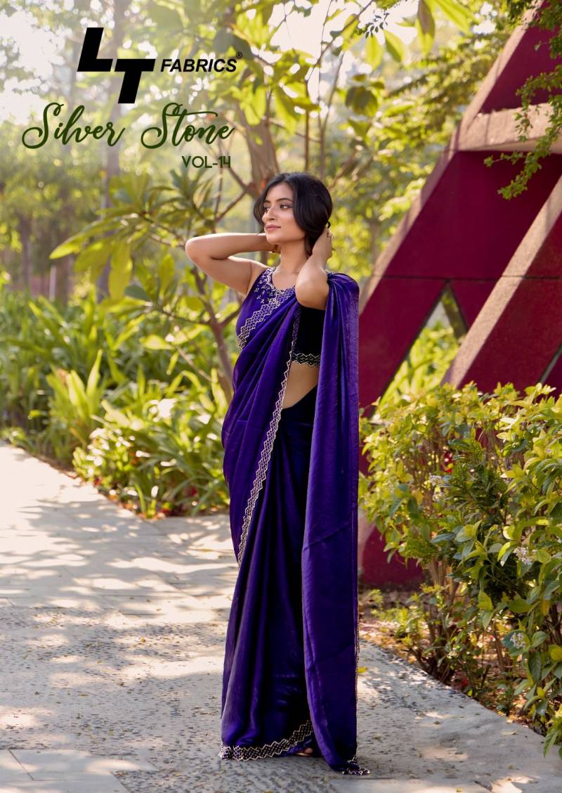 Kashvi Silver Stone Vol 14 Designer Jharkan Work Saree