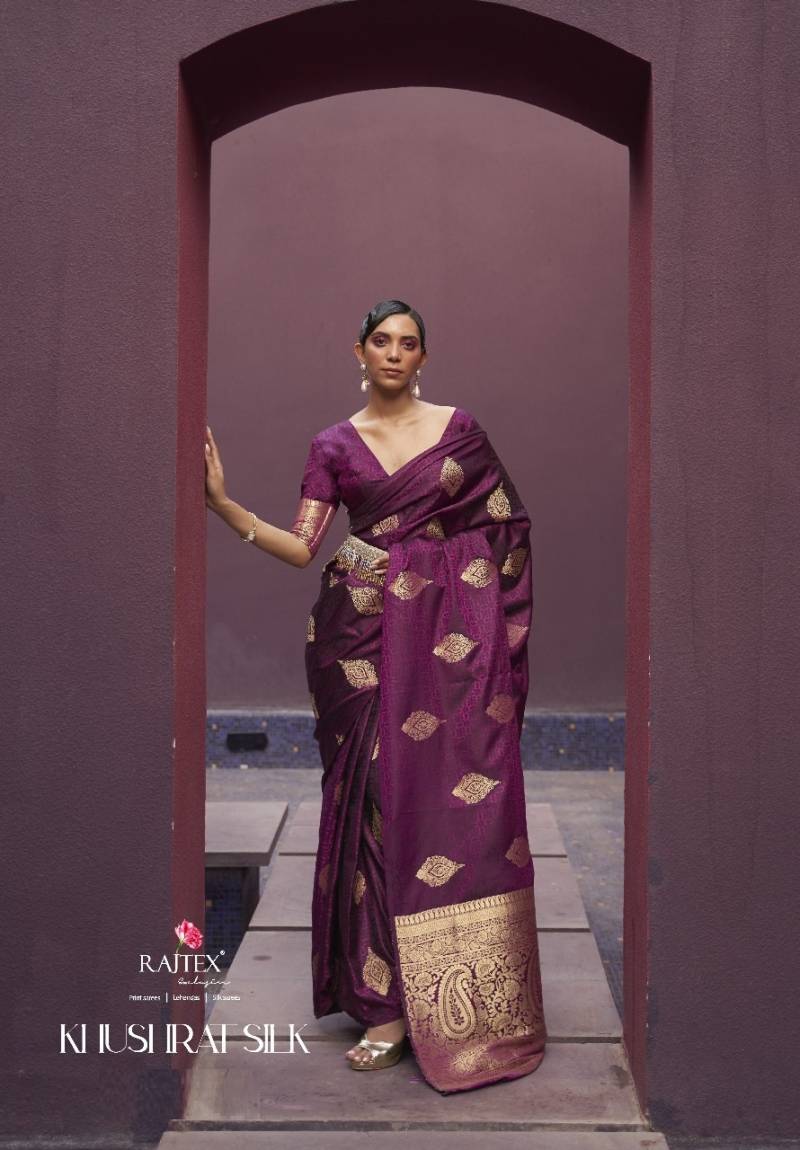 Rajtex Khushrat Silk Satin Designer Sarees Collection