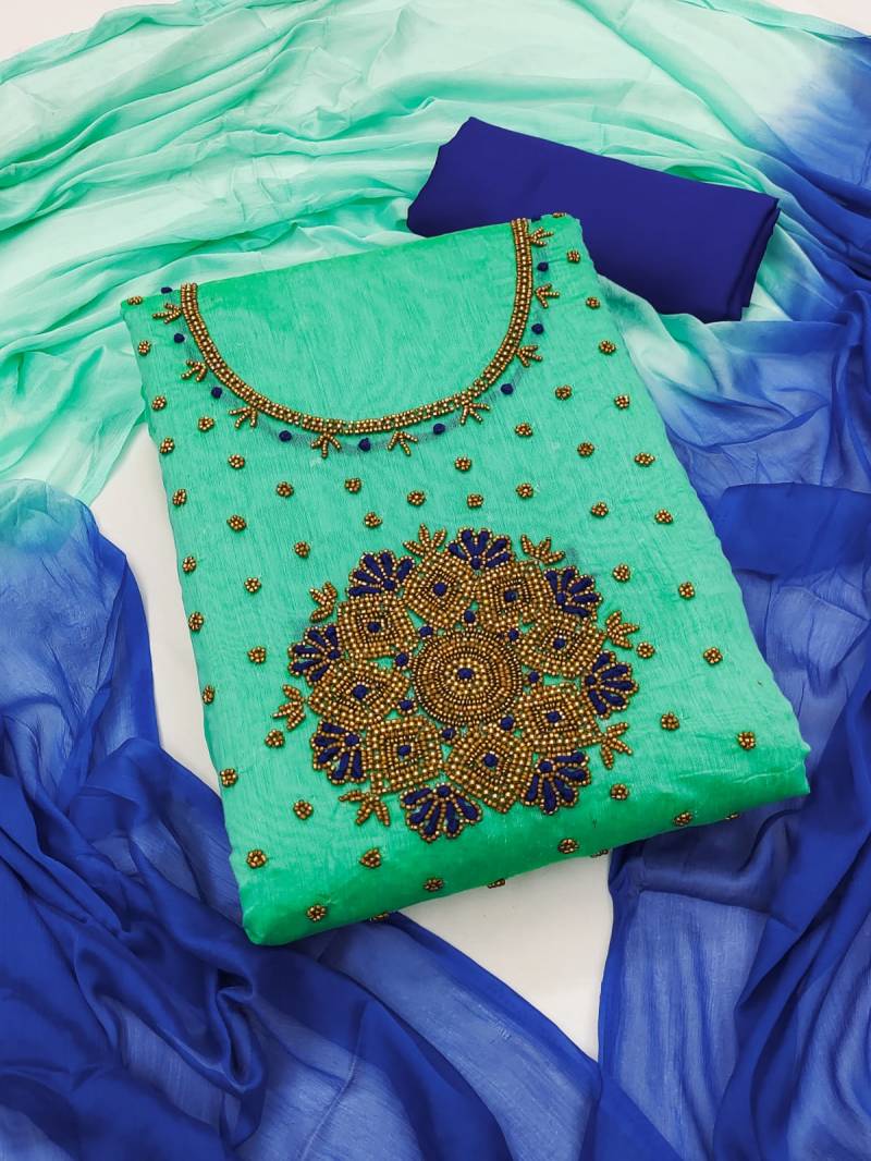 Khatli 1 Chanderi Silk Dress Material Collection
