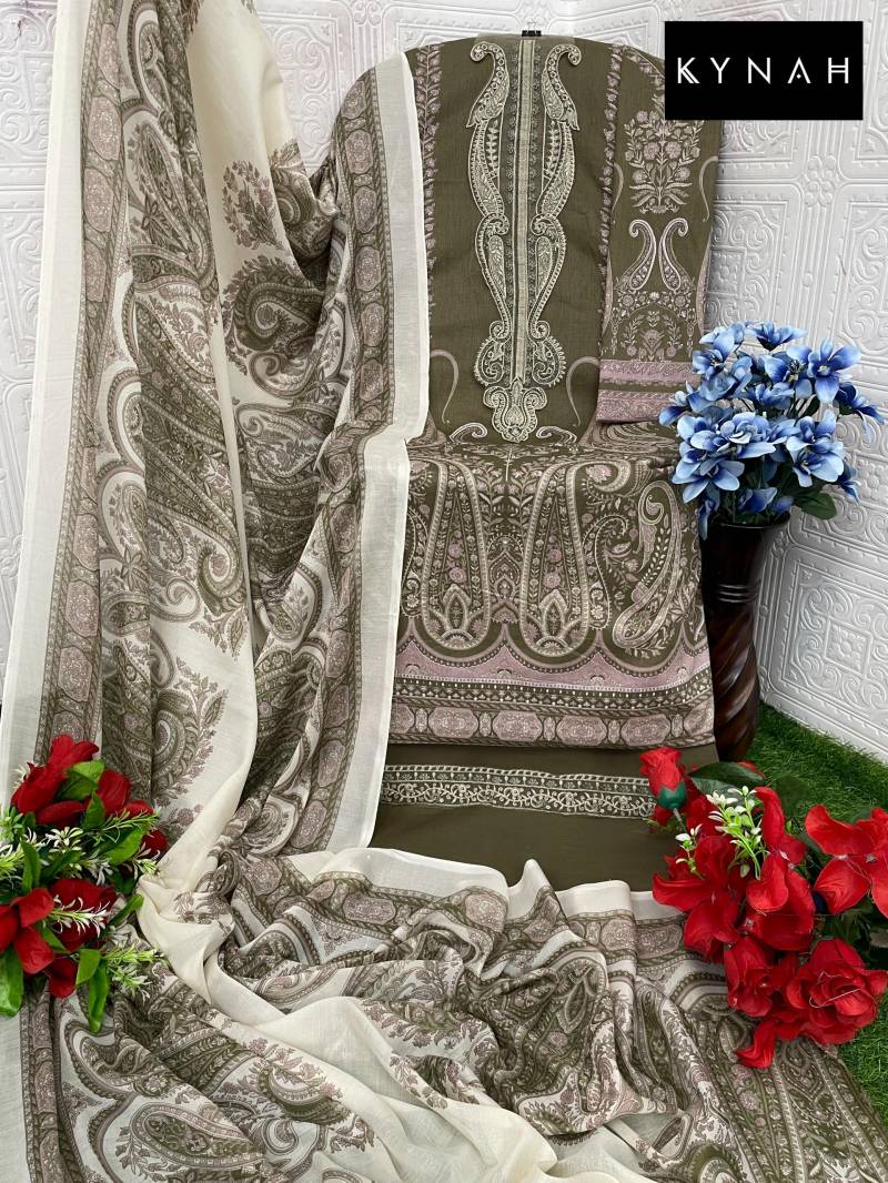 Kynah 2188 Pakistani Salwar Suits Chiffon Dupatta