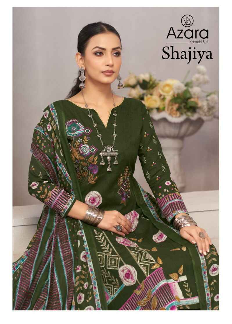 Radhika Azara Shajiya Pure Cotton Printed Dress Material