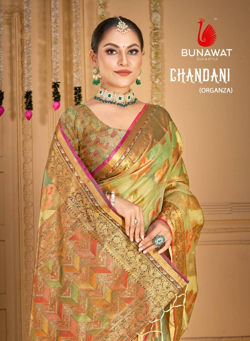 Bunawat Chandani Festive Wear Traditional Saree Collection