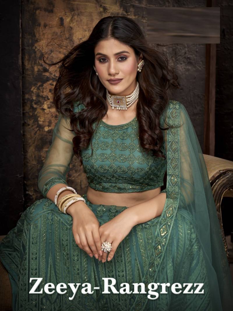 Zeeya Rangrezz Net Designer Lehenga Choli Collection