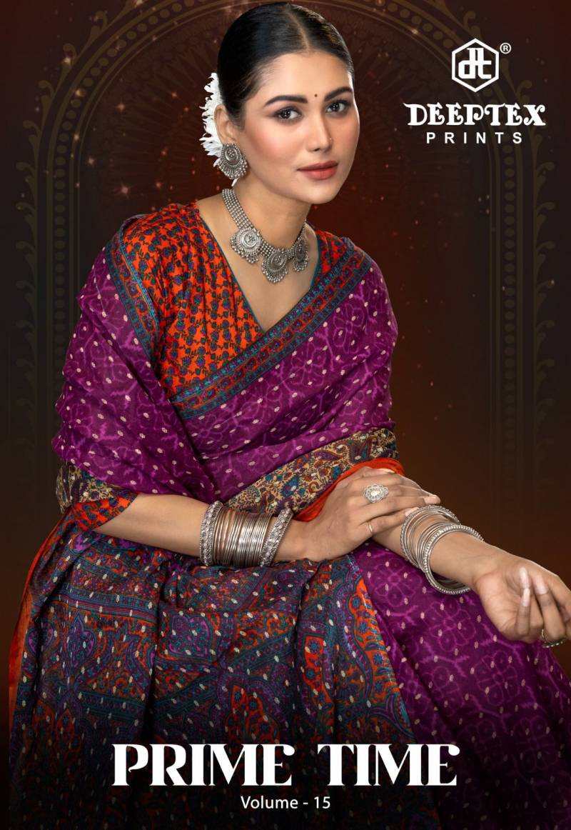 Deeptex Prime Time Vol 15 Cotton Saree Collection