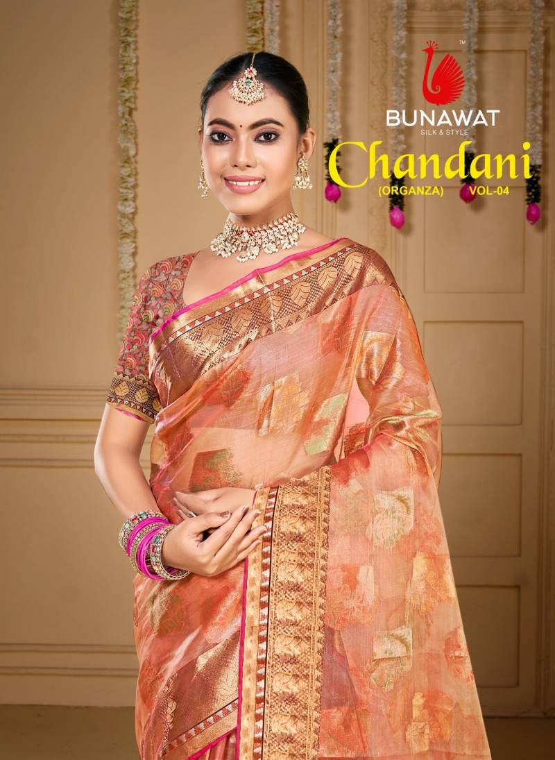 Bunawat Chandani Vol 04 Designer Silk Saree Collection