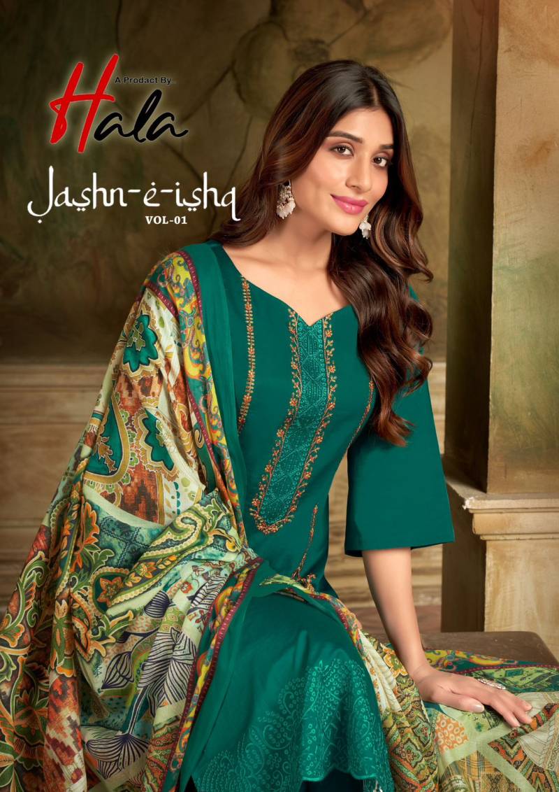 Hala Jashn E Ishq Vol 1 Designer Dress Material Collection