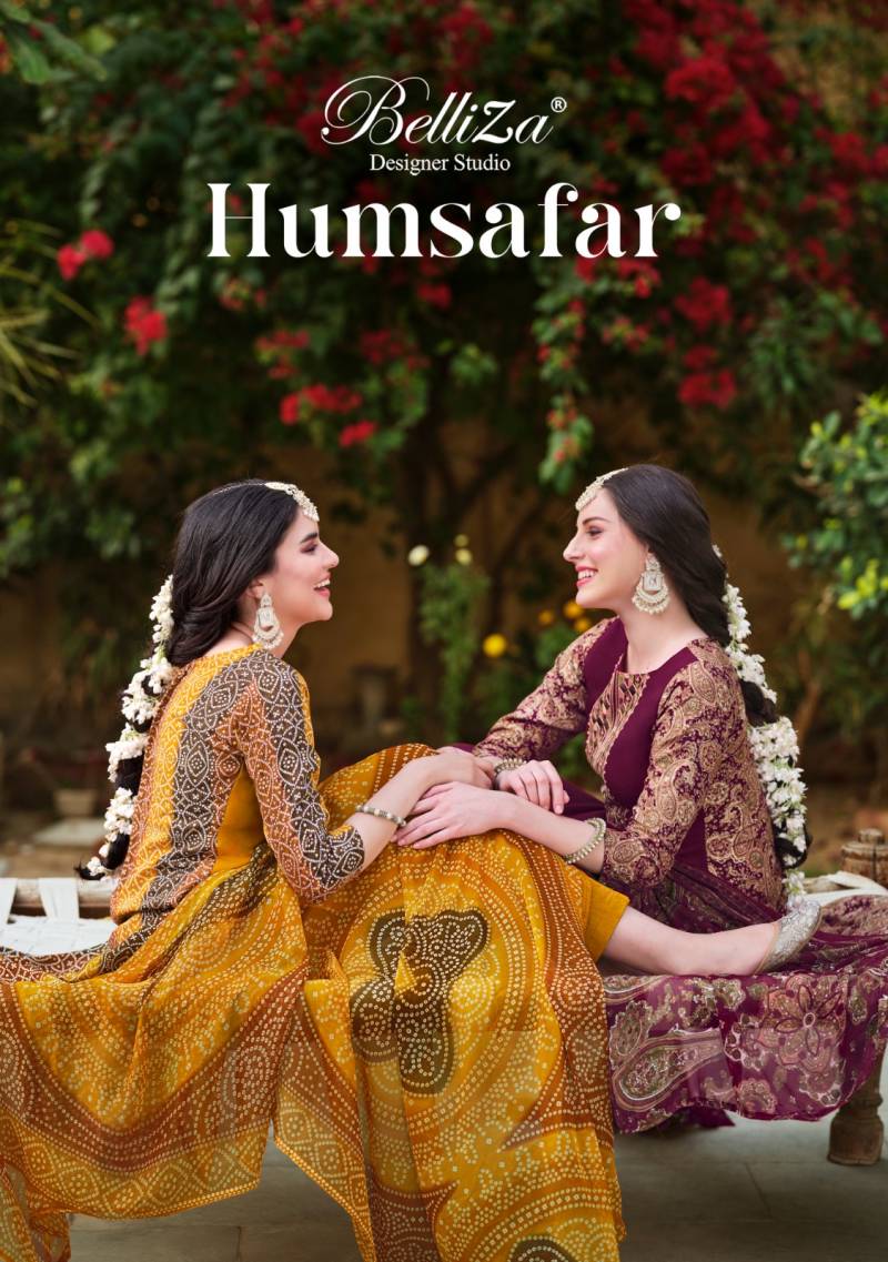Belliza Humsafar Printed Dress Material Collection
