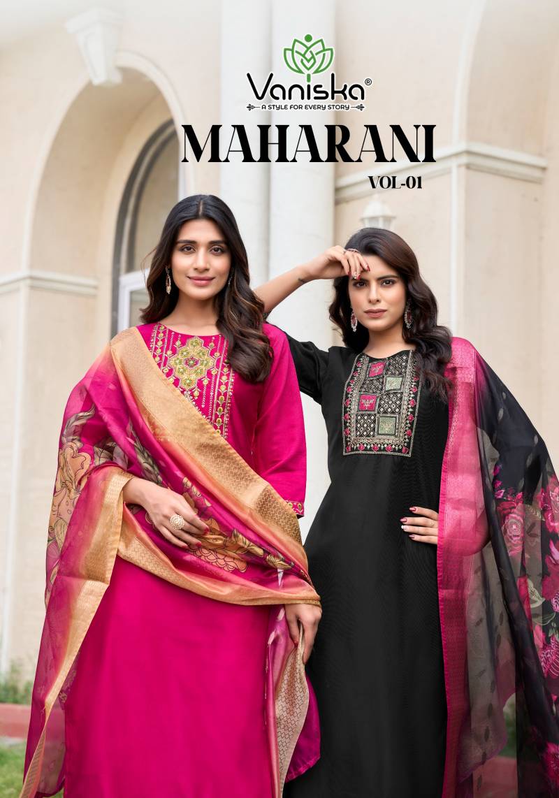Vaniska Maharani Vol 1 Kurti Bottom With Dupatta Collection