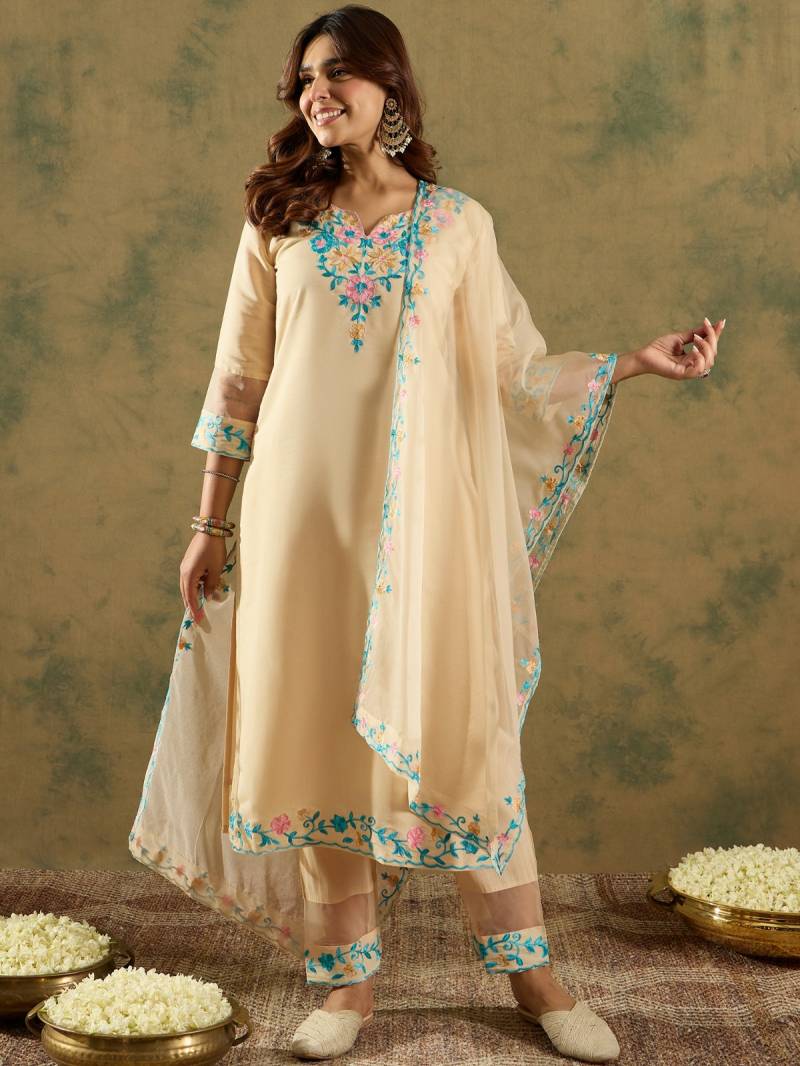 Indo Era 2481 Silk Kurti Bottom With Dupatta