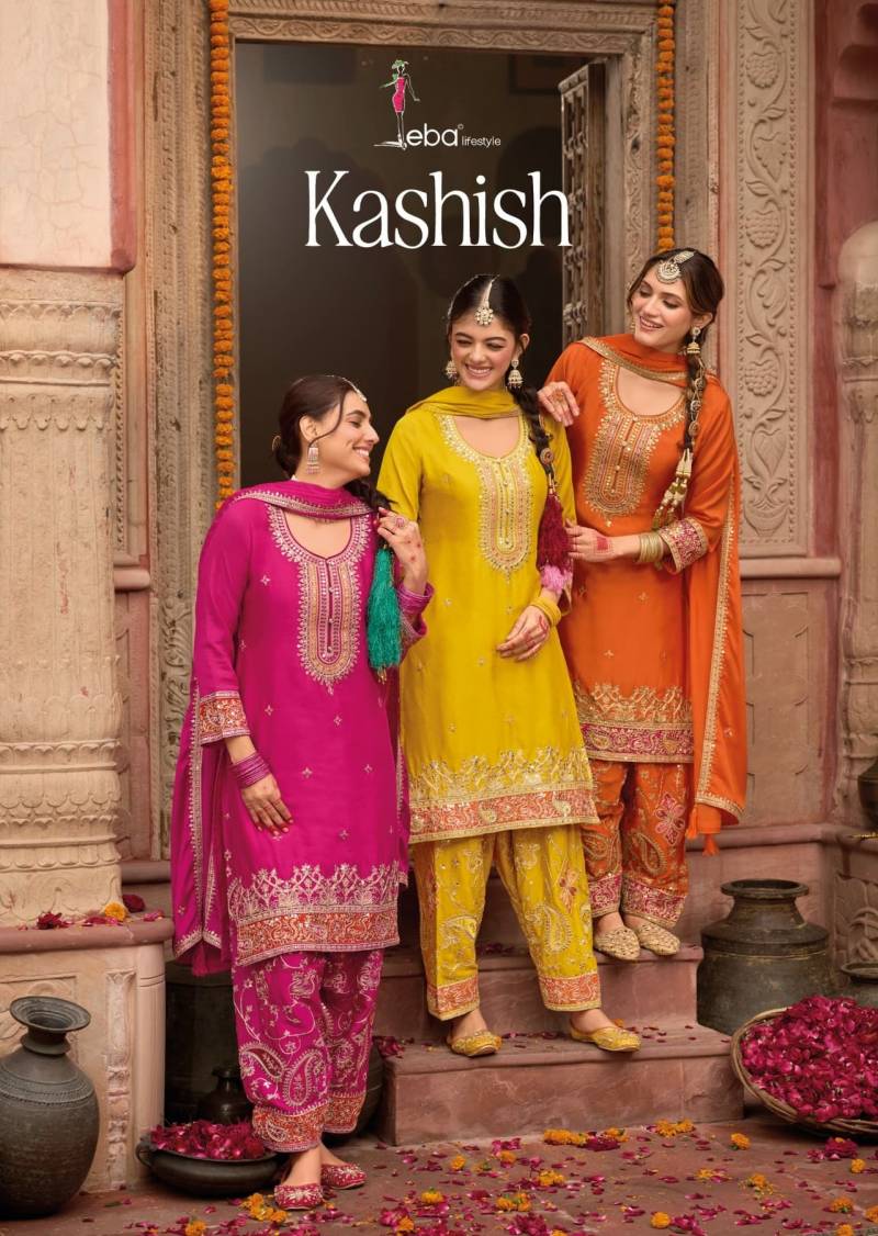 Eba Kashish Chinon Designer Salwar Kameez Collection