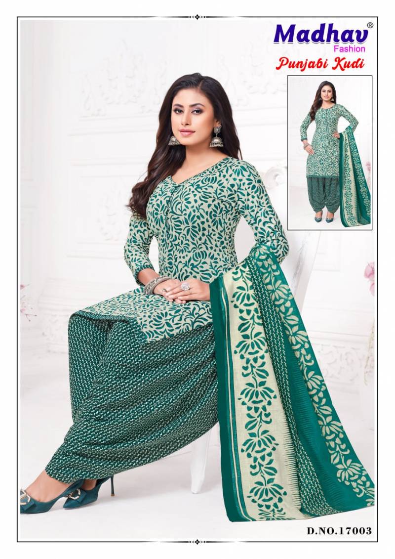 Madhav Punjabi Kudi Vol 17 Soft Cotton Dress Material
