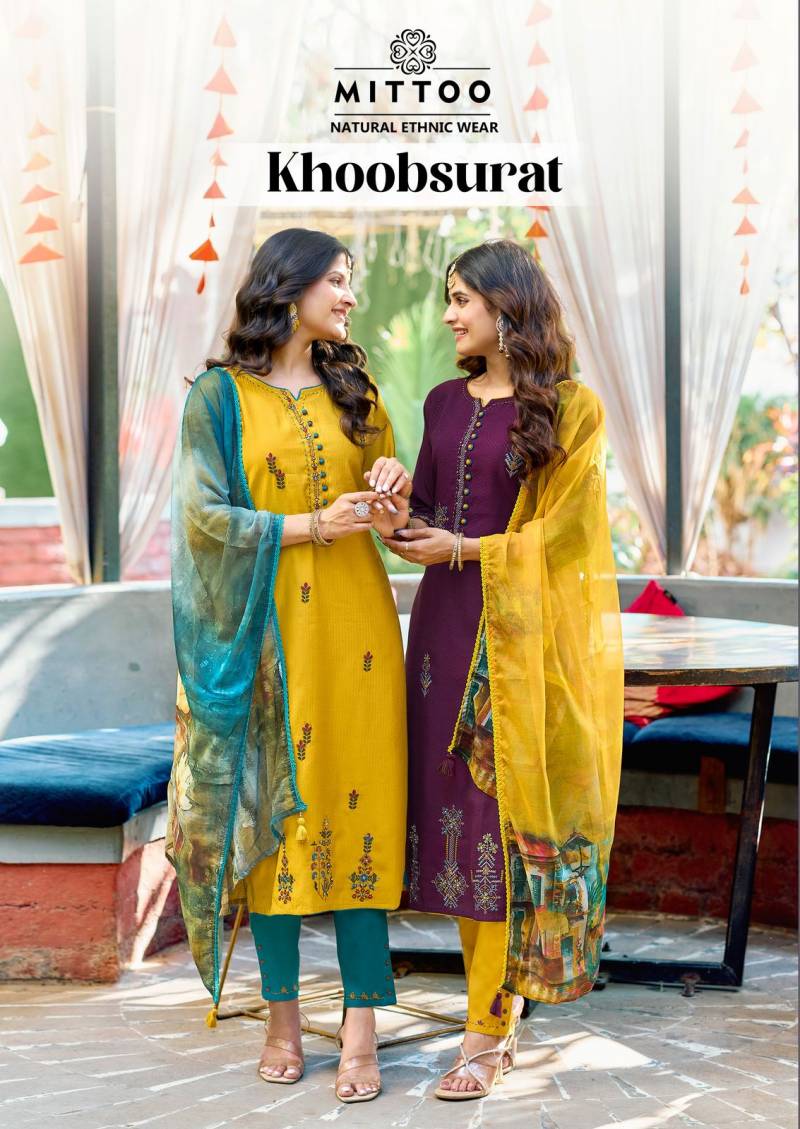 Mittoo Khoobsurat Designer Kurti Bottom With Dupatta