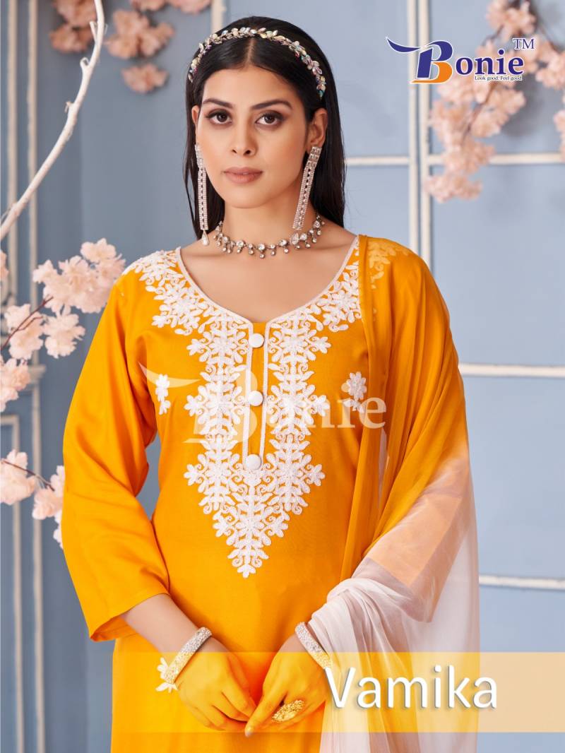 Bonie Vamika Vol 1 Designer Kurti Bottom With Dupatta