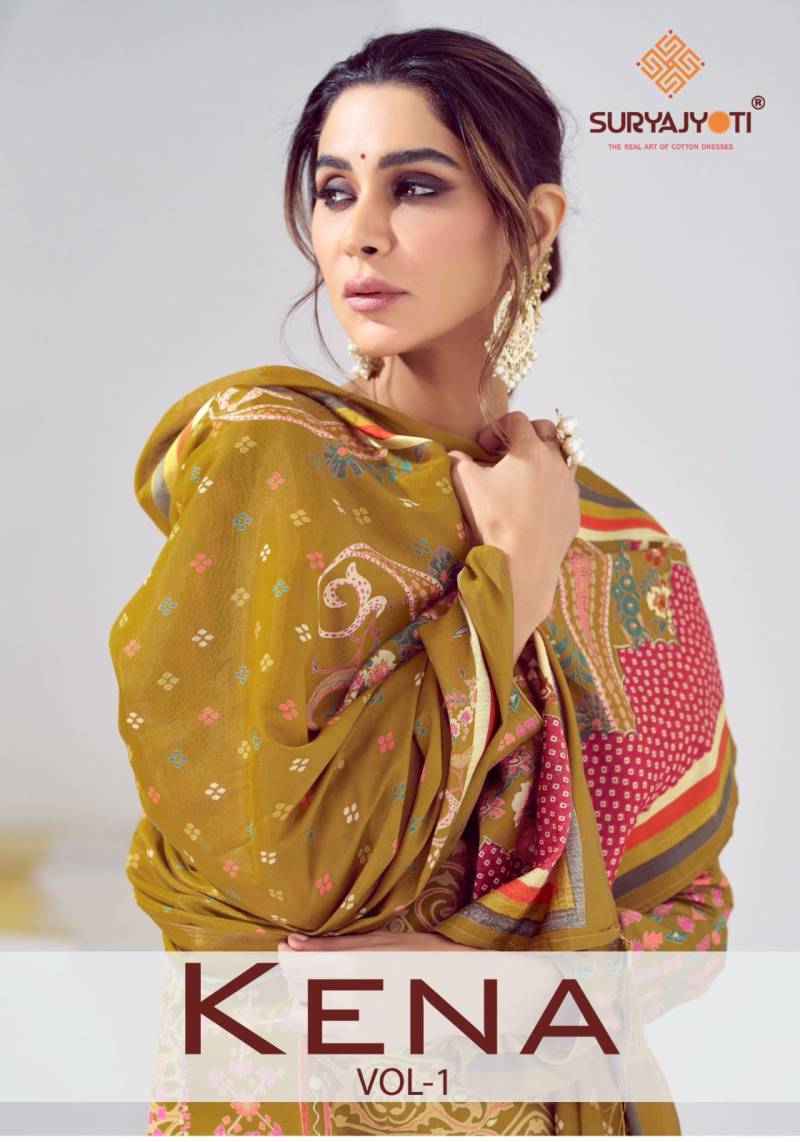 Suryajyoti Kena Vol 1 Printed Dress Material Collection