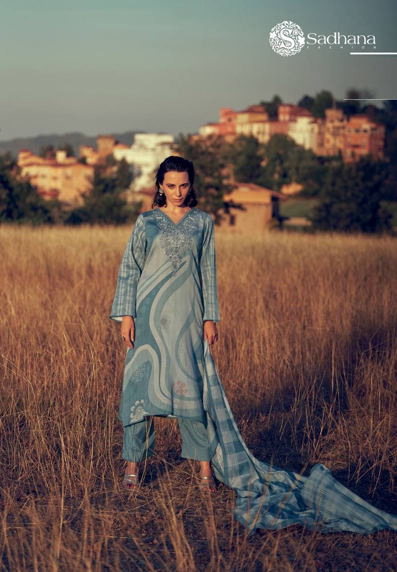 Sadhana Amaya Cotton Printed Dress Material Collection