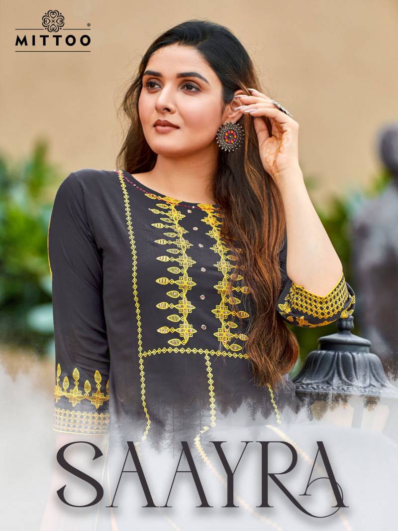 Mittoo Saayra Casual Wear Printed Kurti Collection