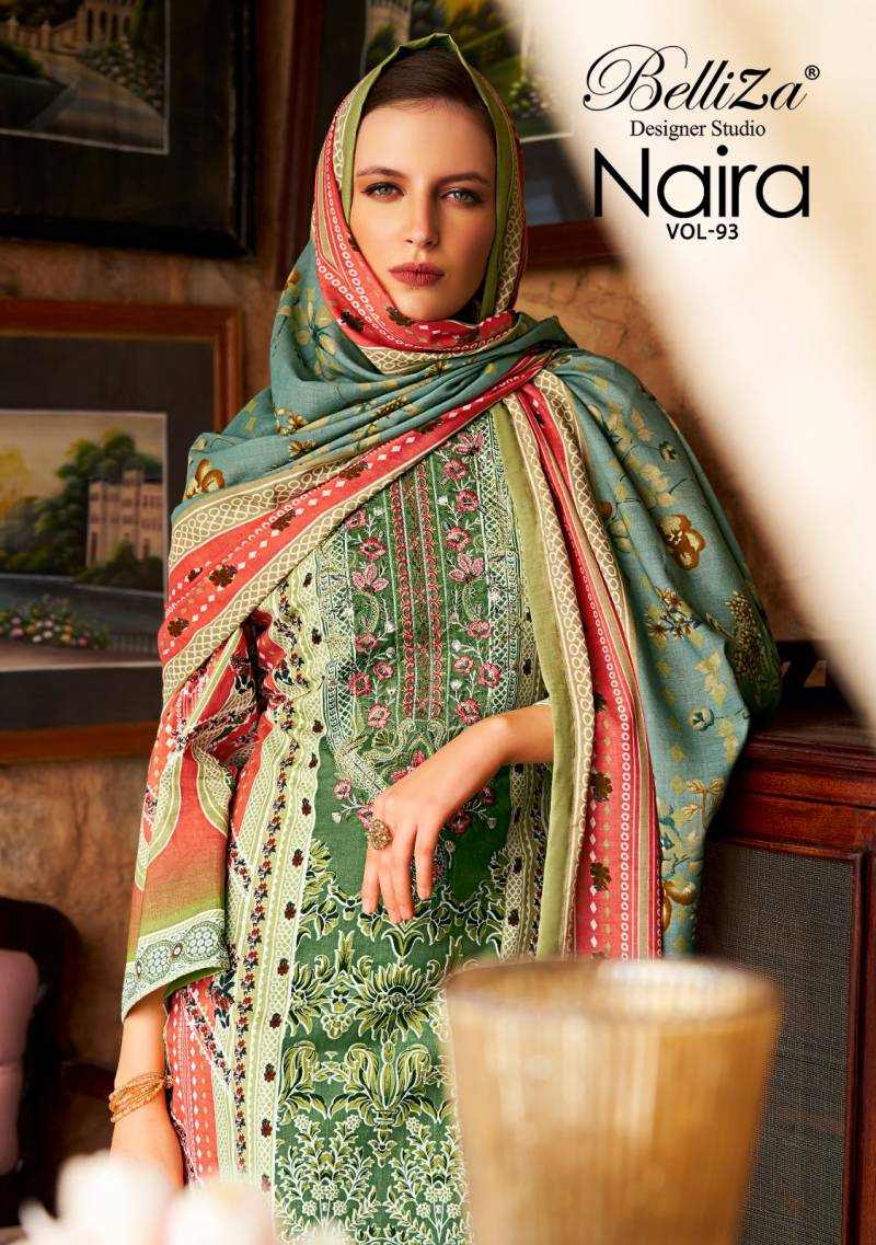 Belliza Naira Vol 93 Cotton Printed Dress Material Collection