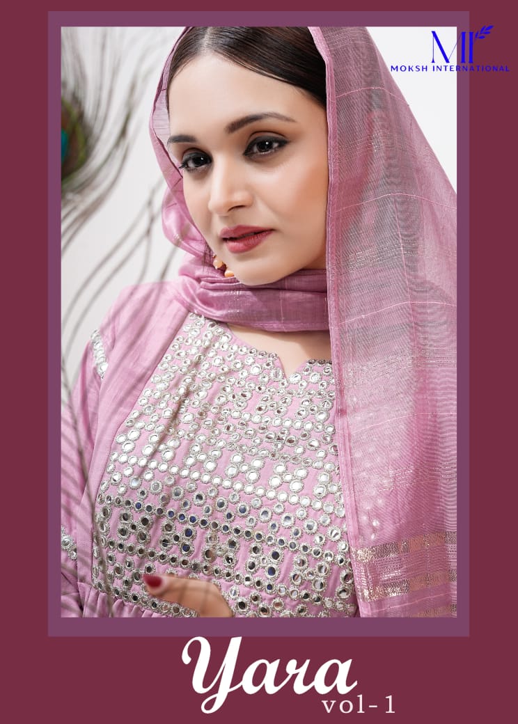 Moksh Yara Vol 1 Designer Kurti Bottom With Dupatta Collection