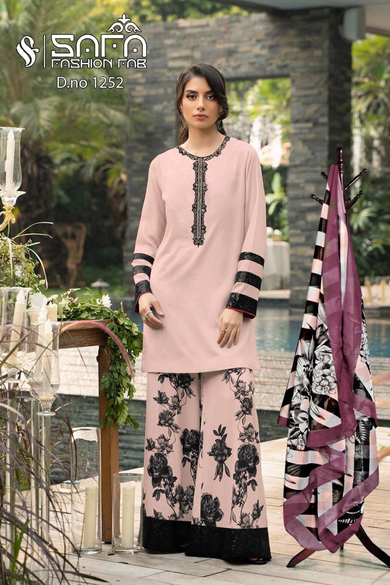 Safa Fashion Fab 1252 Pakistani Ready Made Suit Collection