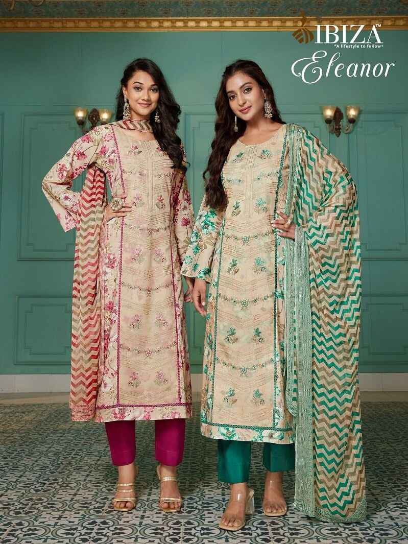 Ibiza Eleanor Lawn Cotton Printed Salwar Kameez Collection