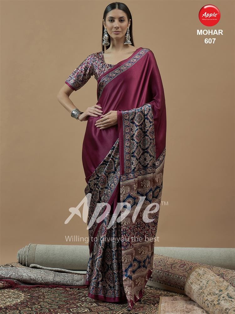 Apple Mohar 6 Designer Printed Saree Collection