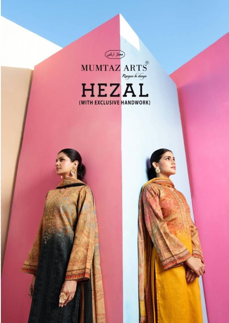 Mumtaz Hazel Designer Printed Dress Material Collection