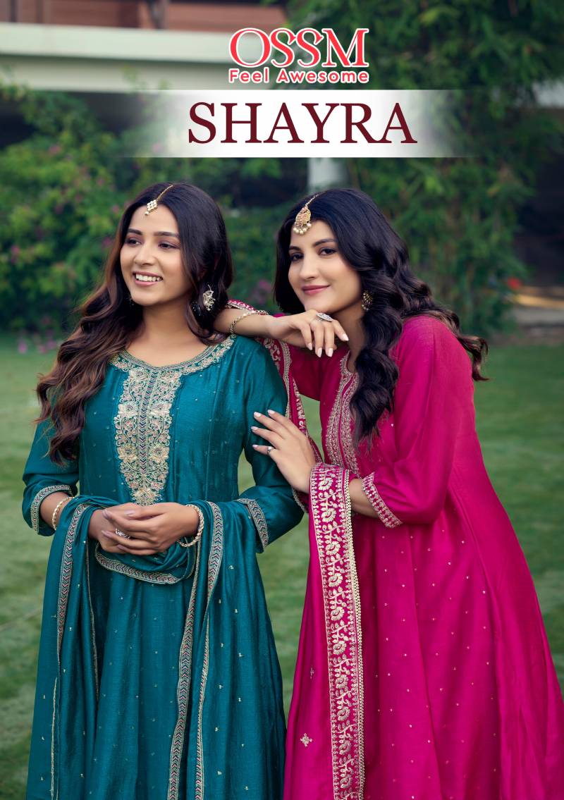 Ossm Shayra Silk Kurti Bottom With Dupatta