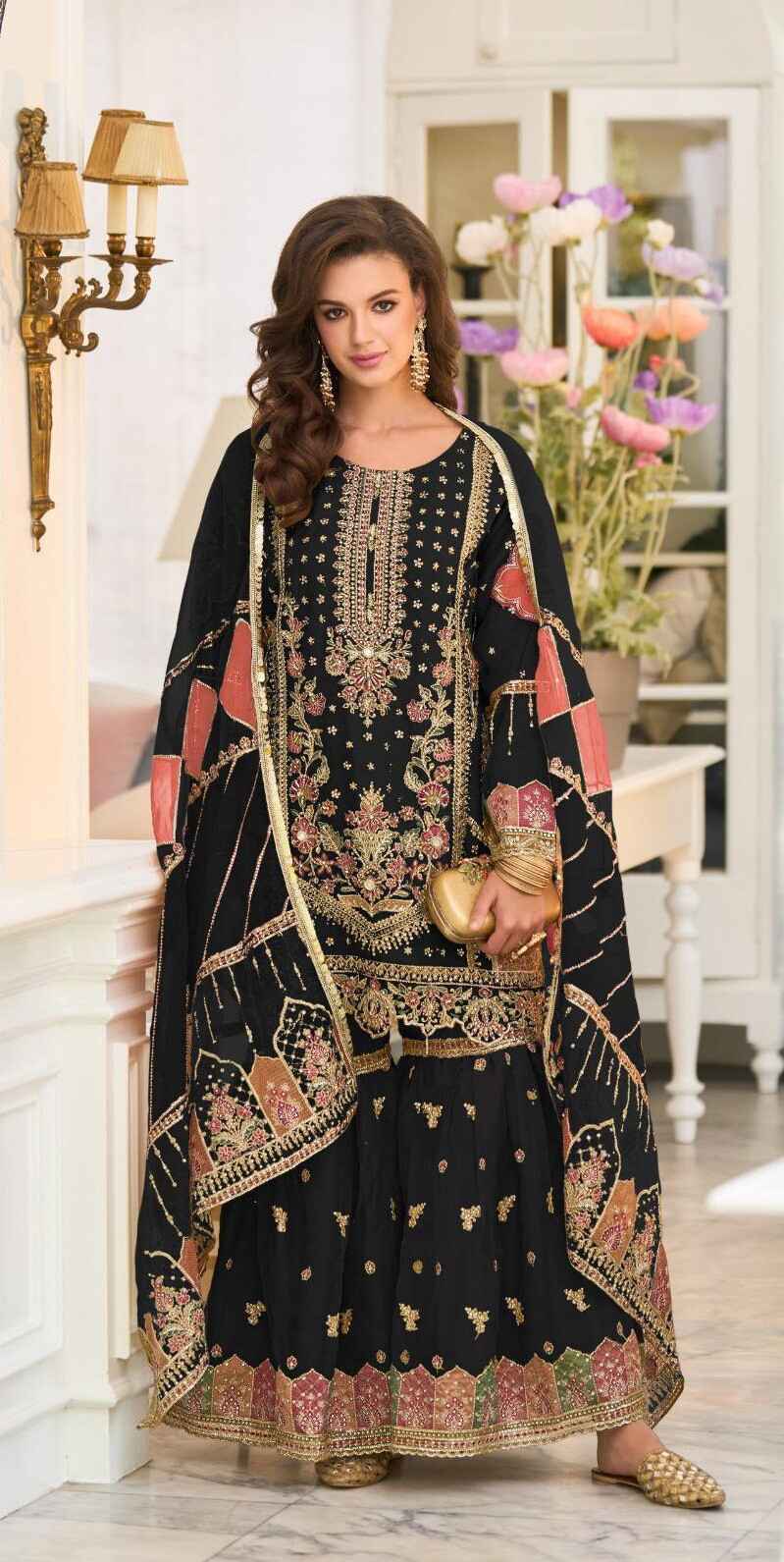 Shree R 1217 M To P Pakistani Ready Made Salwar Suit Collection