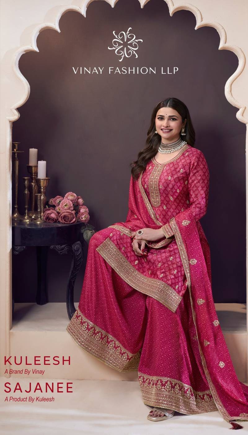 Vinay Kuleesh Sajanee Designer Salwar Suits Collection