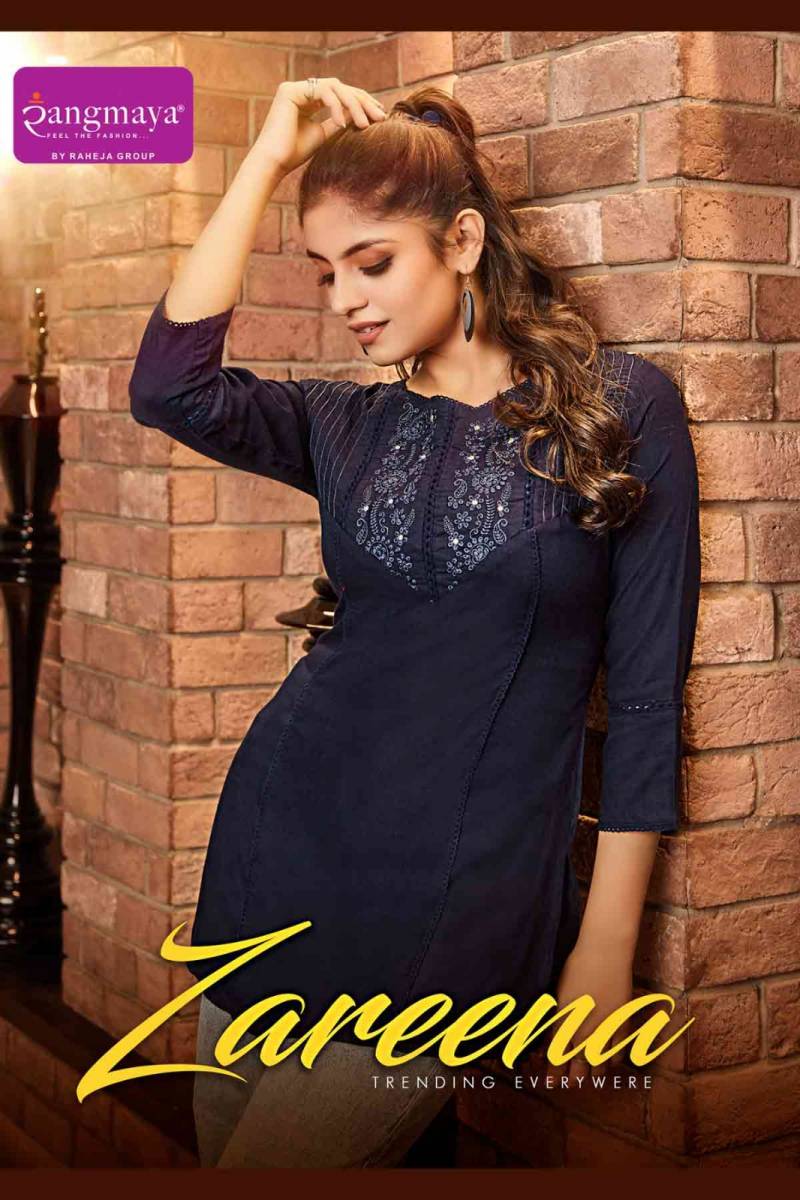 Rangmaya Zareena Tunic Short Top Collection