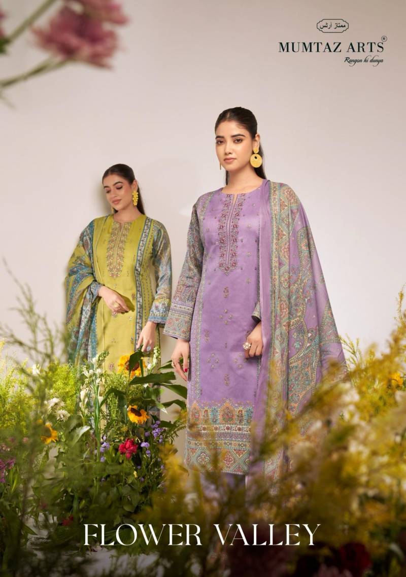 Mumtaz Flower Valley Series 8801 Printed Dress Material